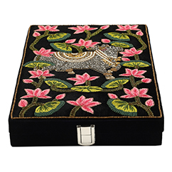 Jewellery Box | Pichwai Collection | 10" x 8" x 1.5" - Image 4