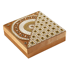 Mithai Box- S | Lippi Art Collection | 6" x 6" x 1.5" - Image 4