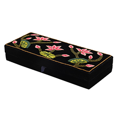 Kalgi/Chain Box | Pichwai Collection | 10" x 4" x 1.5" - Image 4