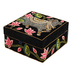Multi-purpose Box- S | Pichwai Collection | 6" x 6" x 3"