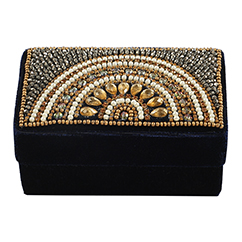 Ring/Ginni Box | Pichwai Collection | 3.5" x 2" x 1.5" - Image 2