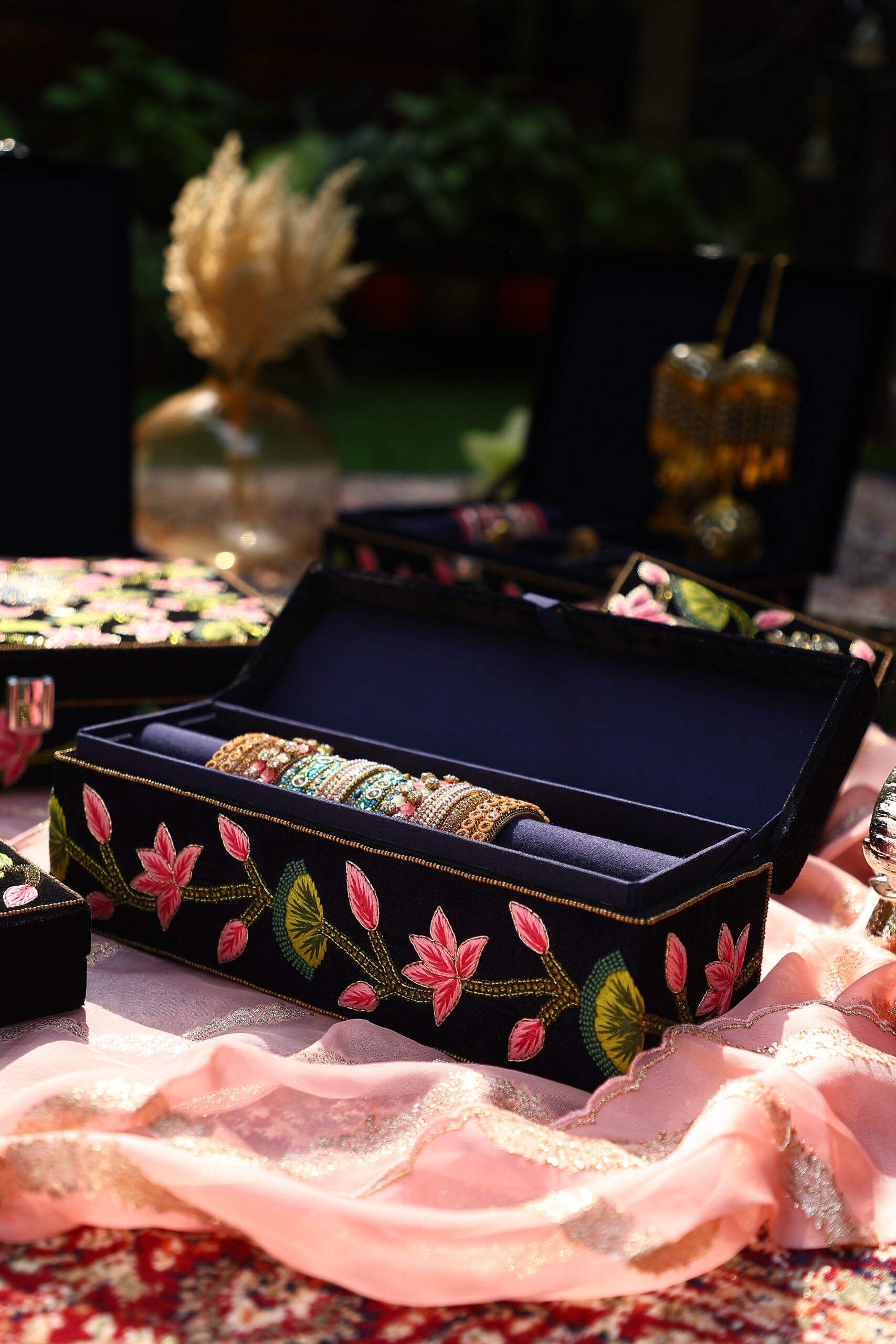 Bangle Box | Pichwai Collection | 12" x 4" x 4"
