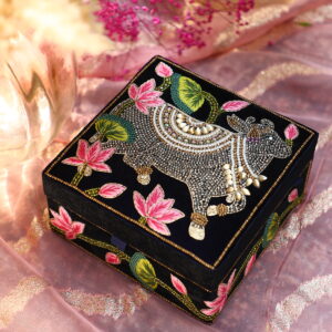 Multi-purpose Box- S | Pichwai Collection | 6" x 6" x 3"